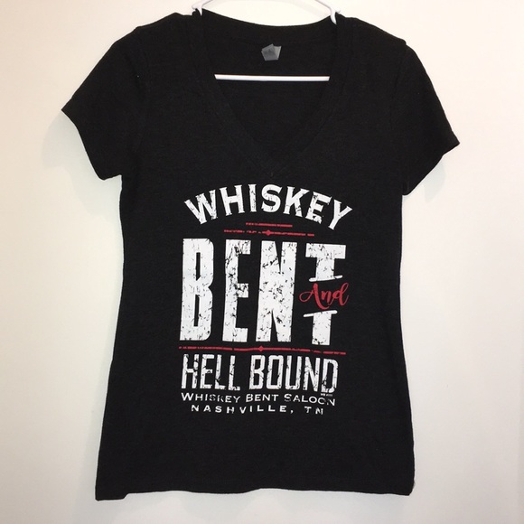 WHISKEY BENT AND HELL BOUND T-SHIRT - Picture 2 of 4
